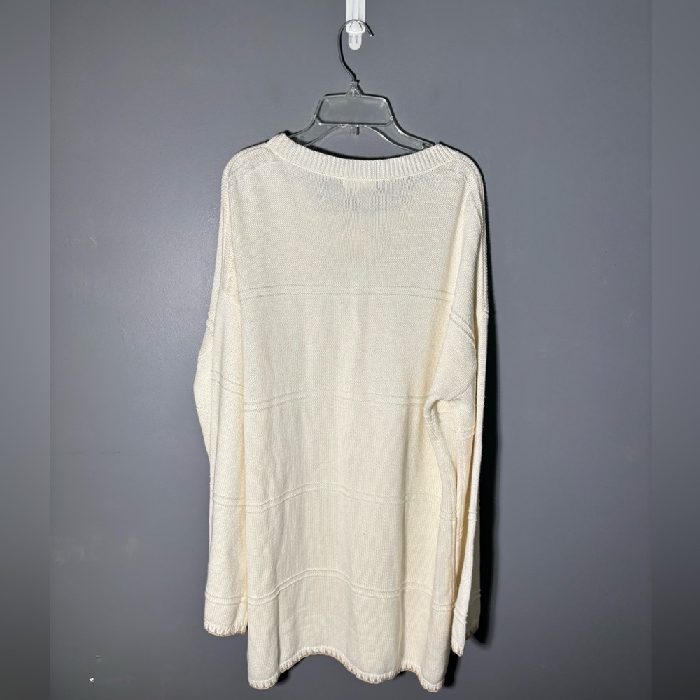 NWT SABLYN Eve Cotton Cashmere Blend Sweater Dress Size Large - Picture 7 of 7